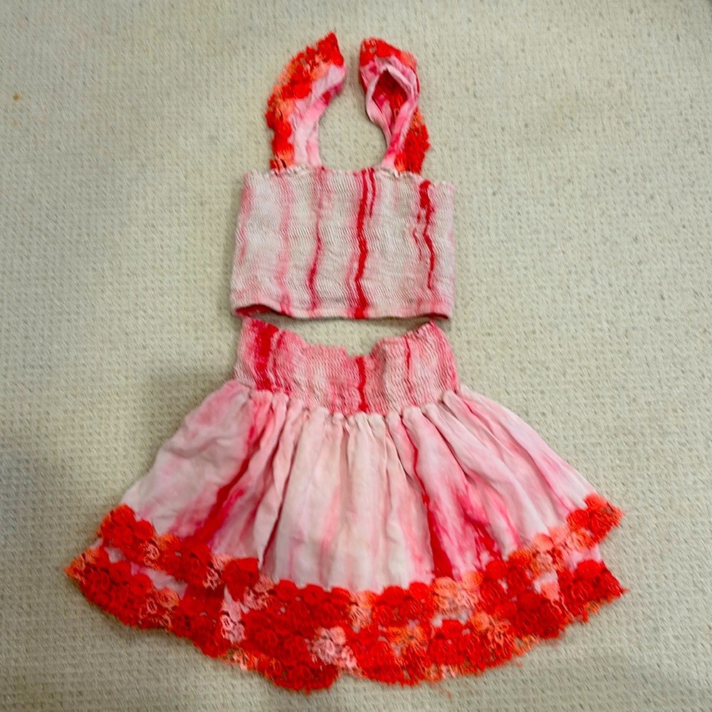 Little Peixoto skirt and top set size medium